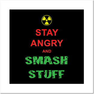 Stay Angry Superhero Keep Calm Funny Meme Posters and Art